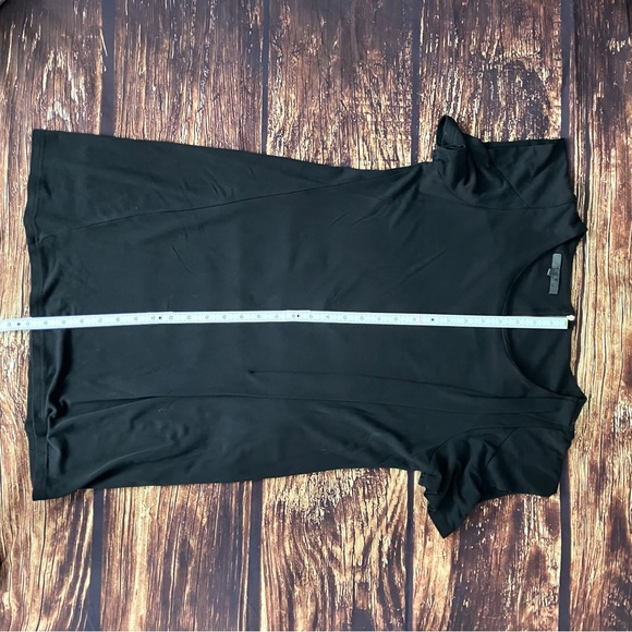 TOV Holy- G inc Short Sleeve  Black Dress Tunic Zipper Up Back Size EUR 40/US 8 - Picture 10 of 14